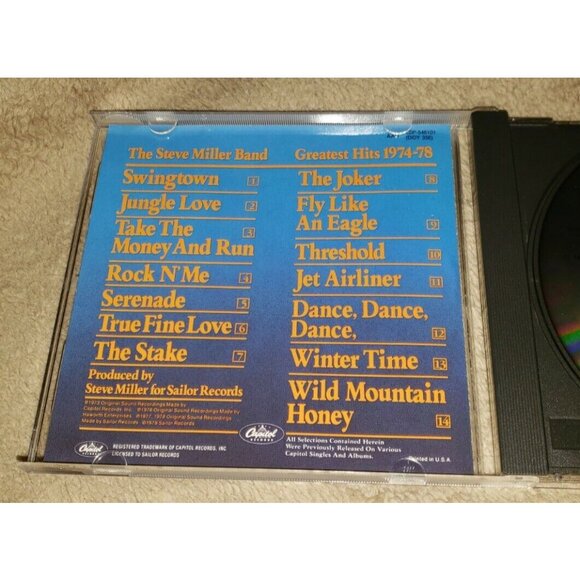 STEVE MILLER BAND cd Greatest Hits 1974-78 - Picture 5 of 5